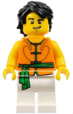 LEGO Dragon Boat Race Team Green/Orange Member 2 (hol154) City Minifigure