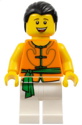 LEGO Dragon Boat Race Team Green/Orange Member 4 (hol156) City Minifigure