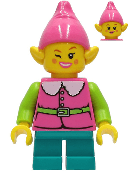 Pink Elf - Dark Turquoise Legs