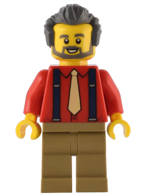 LEGO H. Jollie's Music Store Owner (hol290) City Minifigure