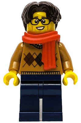 LEGO Wintertime Carriage Passenger (hol334) City Minifigure