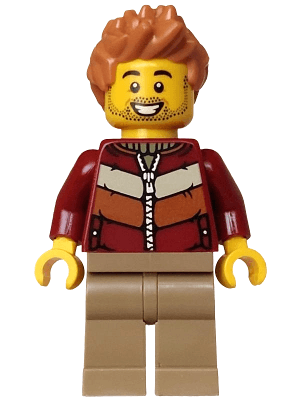 LEGO Holiday Express Train Passenger (hol378) City Minifigure