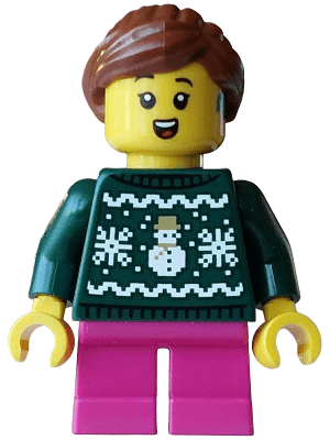 LEGO Carol Choir Singer / Caroler (hol406) City Minifigure