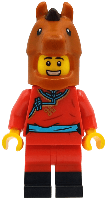 LEGO Year of the Horse Costume Guy (hol407) City Minifigure