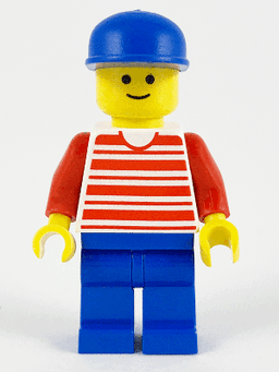LEGO Horizontal Lines Red (hor025) minifigure
