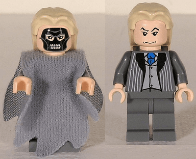 Death Eater (Lucius Malfoy) - Light Bluish Gray Dementor Style Cape