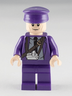 Stanley (Stan) Shunpike - Knight Bus Conductor Uniform with Black Tie and Diagonal Strap