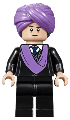 Professor Quirinus Quirrell - Medium Lavender Turban and Scarf