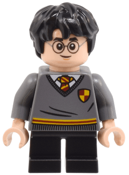 Harry Potter - Gryffindor Sweater with Crest, Black Short Legs