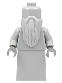 Statue - Hogwarts, Plain Torso, Beard