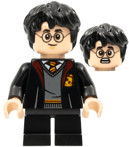 Harry Potter - Gryffindor Robe Open, Black Short Legs, Grin / Scared Head