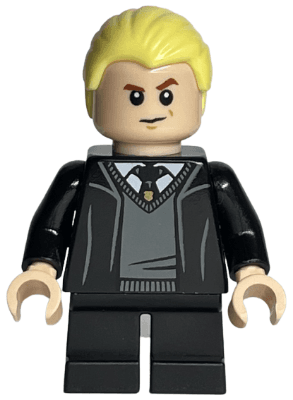 Draco Malfoy - Hogwarts Robe, Black Tie, Suspicious