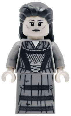 The Grey Lady - Parted Bangs Swept Back