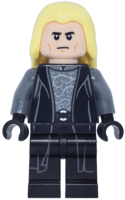 Lucius Malfoy - Death Eater Outfit, Bright Light Yellow Hair, Printed Legs