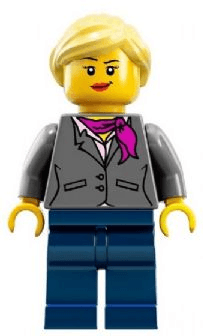 Research Scientist Female, Magenta Scarf