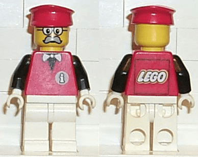 LEGO Infomaniac LEGO Logo on Back (inf001) Town / City Minifigure