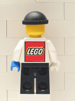 LEGO Xtreme Stunts Brickster with LEGO Logo on Back (ixs009) minifigure