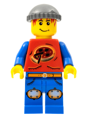 LEGO Xtreme Stunts Pepper Roni Dark Bluish Gray Knit Cap (ixs011) LEGO Minifigure