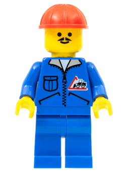 LEGO Bulldozer Logo (jbl002) minifigure