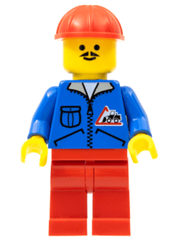 LEGO Bulldozer Logo (jbl003) minifigure