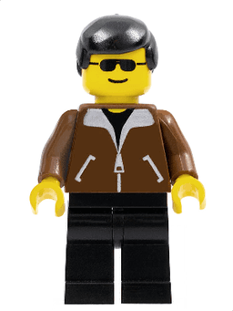 LEGO Jacket Brown (jbr004) minifigure