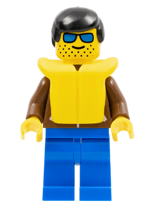 LEGO Jacket Brown (jbr006) Town / City Minifigure