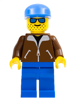 LEGO Jacket Brown (jbr008) minifigure