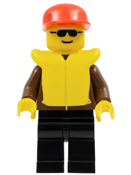 LEGO Jacket Brown (jbr013) minifigure