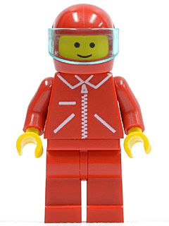 LEGO Jacket Red with Zipper (jred007) Town / City Minifigure