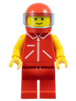 LEGO Jacket Red with Zipper (jred012) minifigure