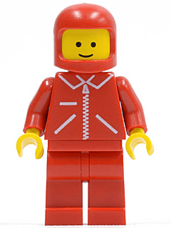 LEGO Jacket Red with Zipper (jred018) Town / City Minifigure
