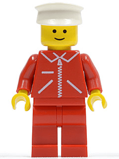 LEGO Jacket Red with Zipper (jred019) minifigure