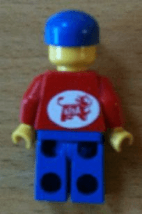 LEGO Jacket Red with Zipper (jred024s) Town / City Minifigure