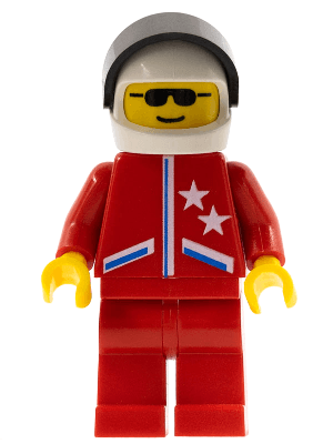 LEGO Jacket 2 Stars Red (jstr007) Town / City Minifigure