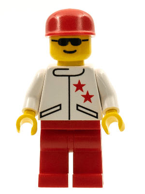 LEGO Jacket 2 Stars White (jstr008) Town / City Minifigure