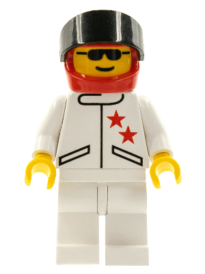 LEGO Jacket 2 Stars White (jstr009) Town / City Minifigure
