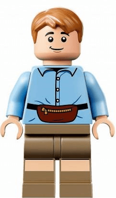 Benjamin 'Ben' Fitzgerald Pincus - Bright Light Blue Shirt, Dark Tan Legs