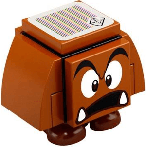 LEGO Goomba (Black Interior Pieces) (mar0024) Super Mario Minifigure