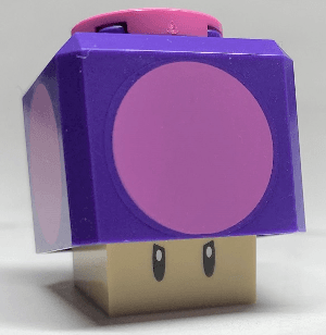 LEGO Poison Mushroom Super Mario Series 2 (Character Only) (mar0060) Super Mario Minifigure