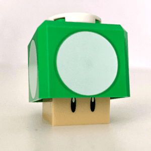 LEGO 1-Up Mushroom Super Mario Series 3 (Character Only) (mar0066) Super Mario Minifigure