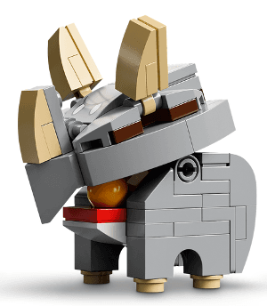 LEGO Reznor with Fireball (mar0078) Super Mario Minifigure