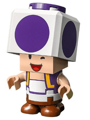 LEGO Purple Toad Super Mario Series 5 (Character Only) (mar0129) Super Mario Minifigure