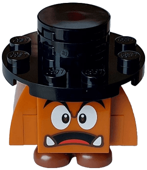LEGO Goomba (Black Interior Pieces) (mar0195) Super Mario Minifigure