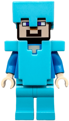 Steve (Light Nougat) - Medium Azure Legs, Helmet and Armor