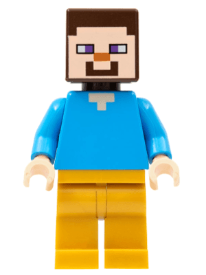 LEGO Steve (Light Nougat) (min074) Minecraft Minifigure