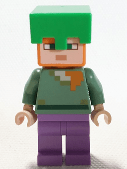 Alex - Medium Lavender Legs, Bright Green Helmet