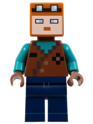 LEGO Miner (min128) Minecraft Minifigure