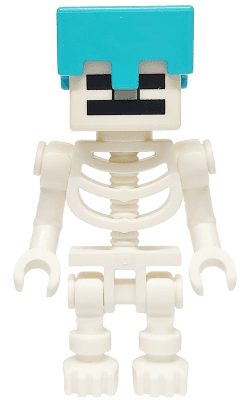 Skeleton, Minecraft - Medium Azure Helmet