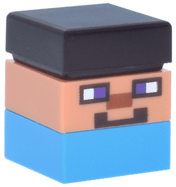 Micromob Steve - Short, Dark Brown Hair, Dark Azure Legs