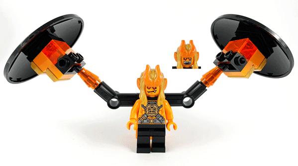 LEGO Gold Horn Demon (Jin) (mk026a) Ninjago Dragons Rising Minifigure